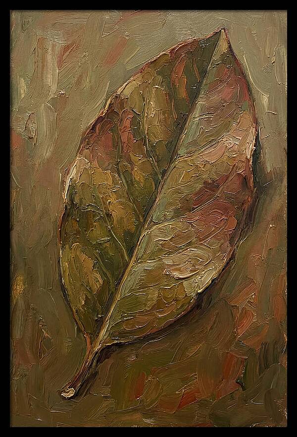 Large Rhododendron Leaf