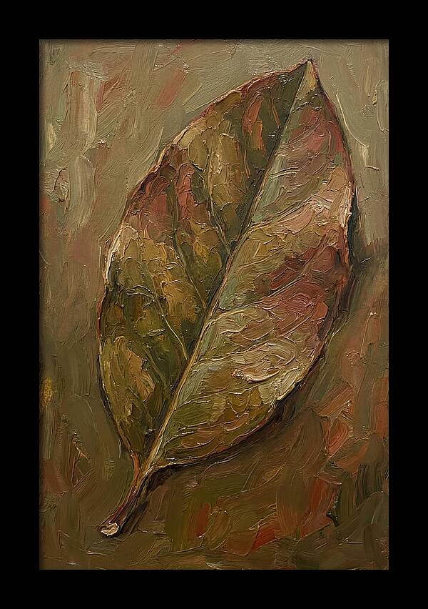 Large Rhododendron Leaf
