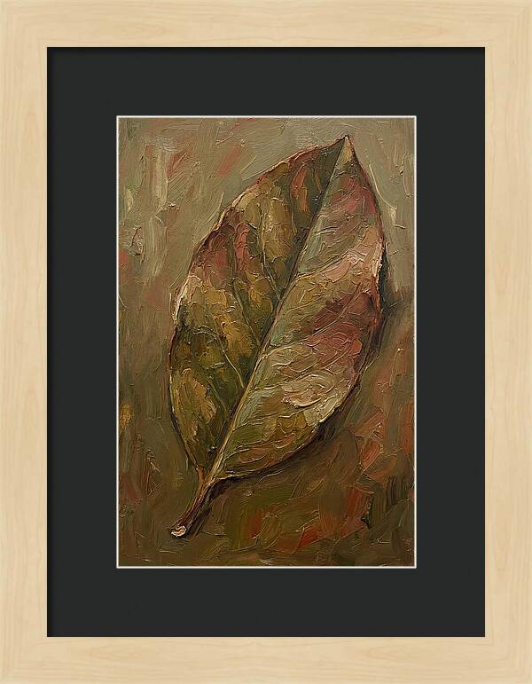 Large Rhododendron Leaf