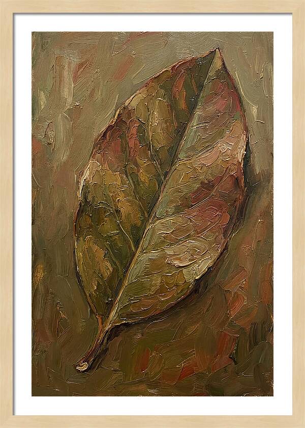 Large Rhododendron Leaf