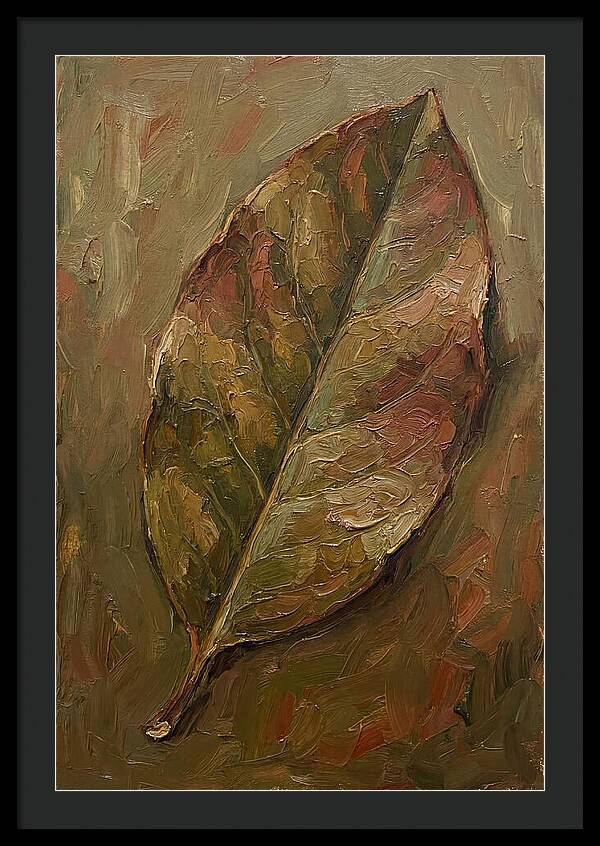 Large Rhododendron Leaf