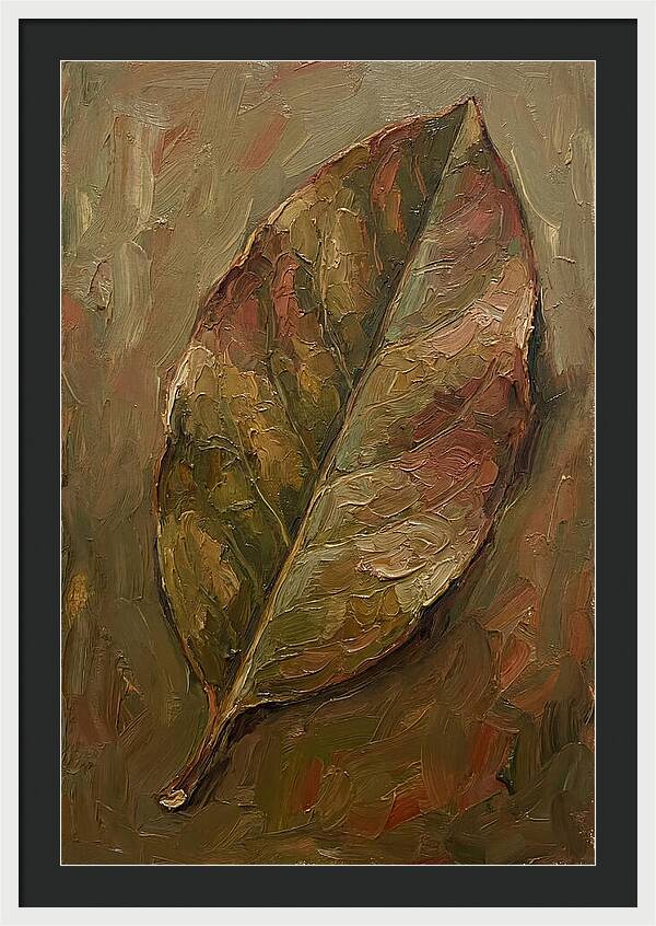 Large Rhododendron Leaf