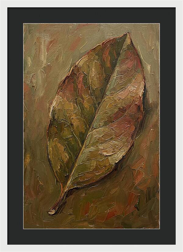 Large Rhododendron Leaf