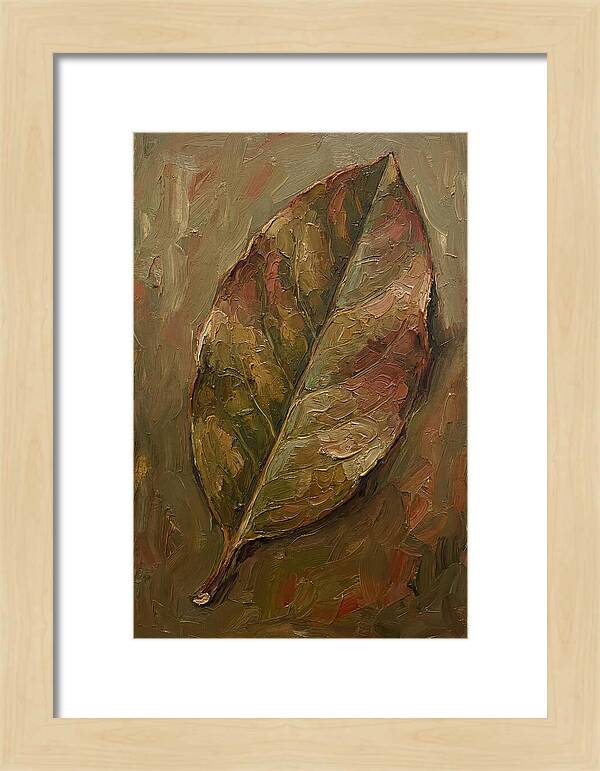 Large Rhododendron Leaf