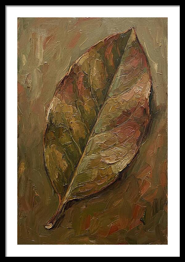Large Rhododendron Leaf