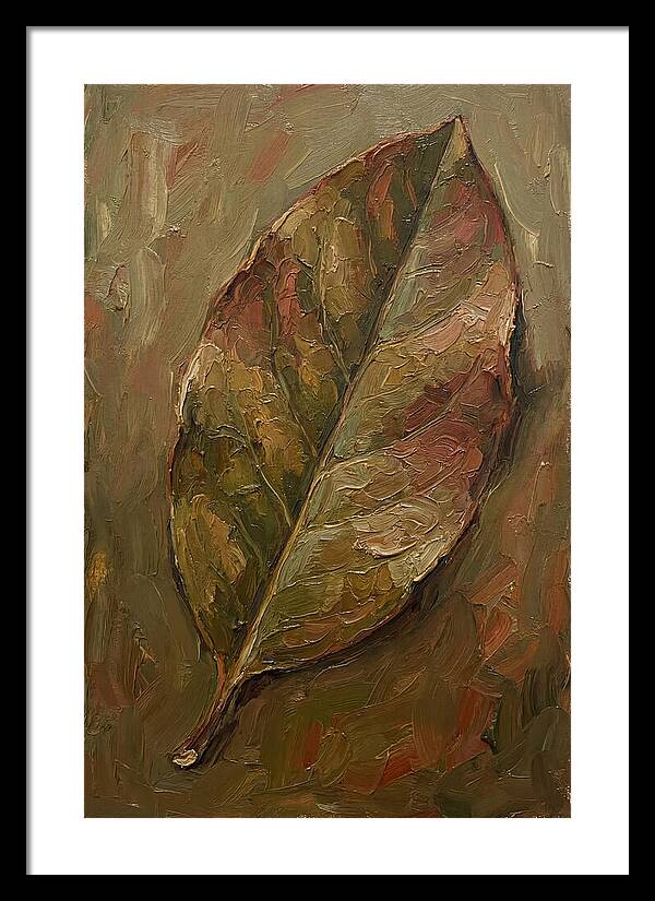 Large Rhododendron Leaf
