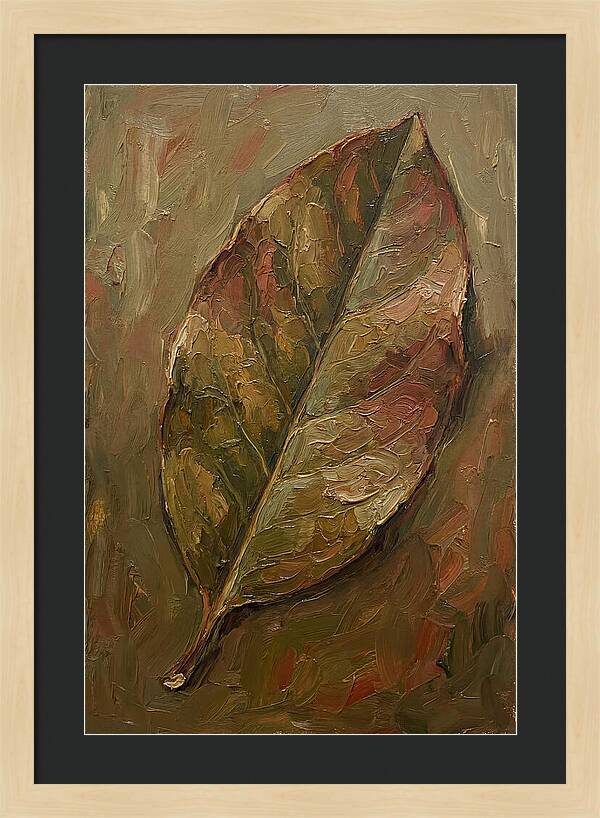 Large Rhododendron Leaf