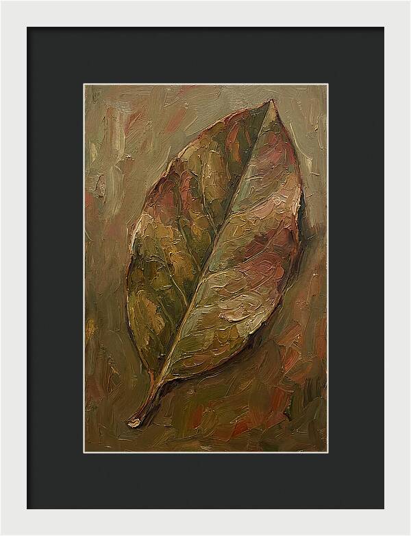 Large Rhododendron Leaf