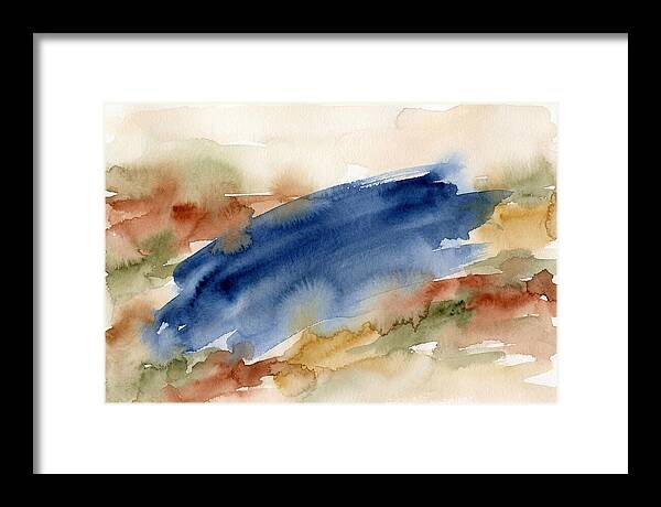 Large Scale Brushstroke In Deep Ultramar