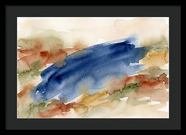 Large Scale Brushstroke In Deep Ultramar