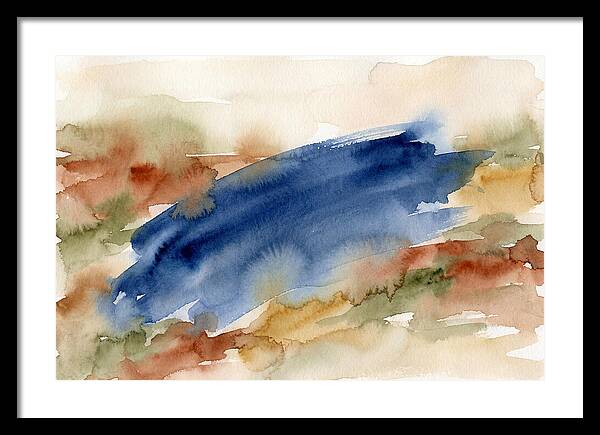 Large Scale Brushstroke In Deep Ultramar