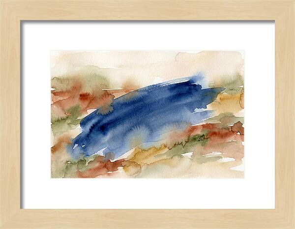 Large Scale Brushstroke In Deep Ultramar