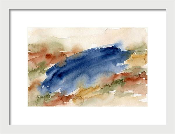 Large Scale Brushstroke In Deep Ultramar