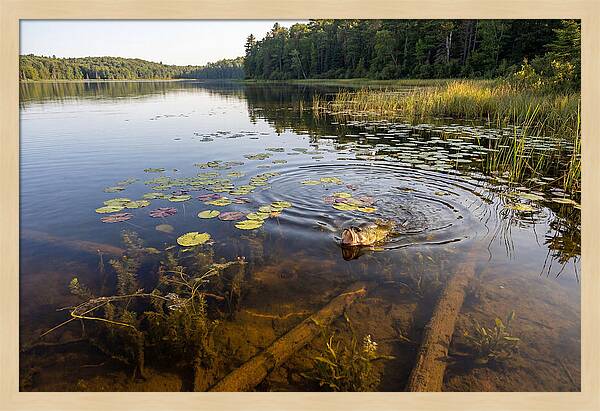 Largemouth Bass Striking