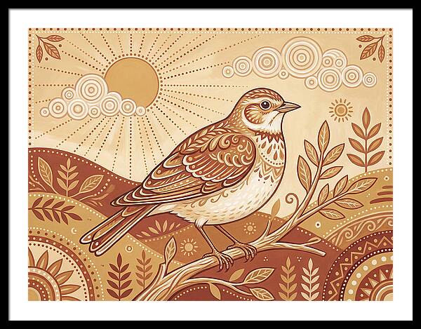Lark In A Folk Landscape