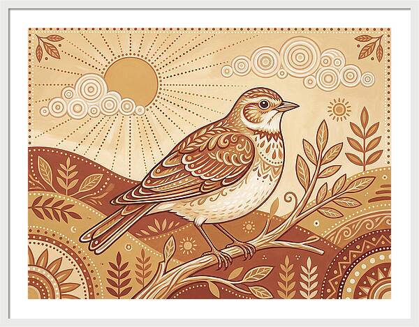 Lark In A Folk Landscape