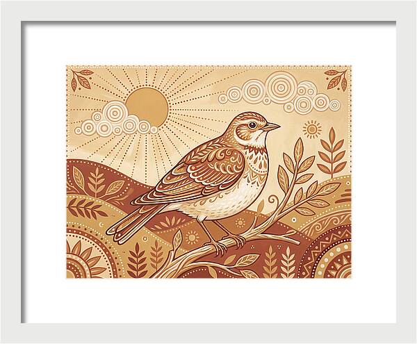 Lark In A Folk Landscape