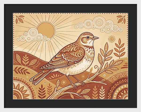 Lark In A Folk Landscape