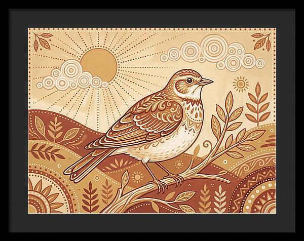Lark In A Folk Landscape