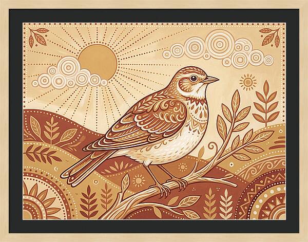 Lark In A Folk Landscape