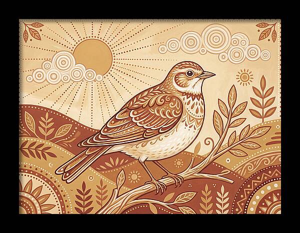 Lark In A Folk Landscape