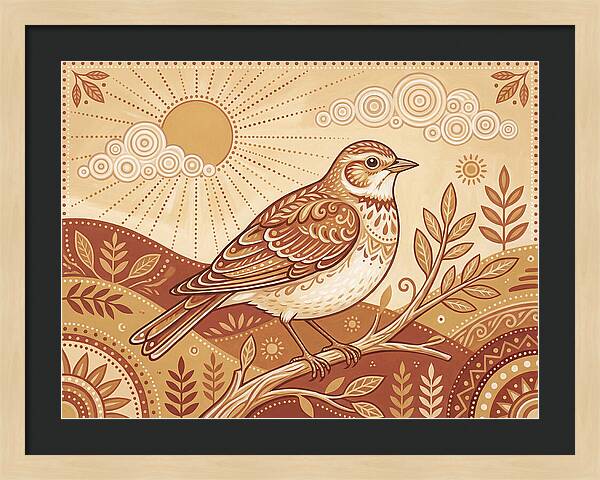 Lark In A Folk Landscape