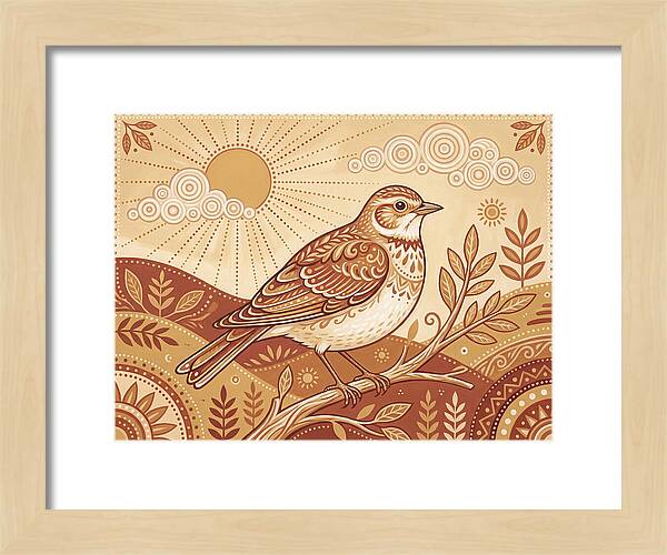 Lark In A Folk Landscape
