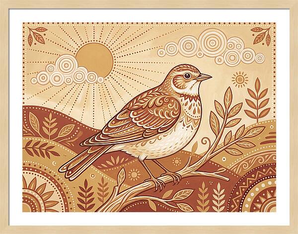 Lark In A Folk Landscape
