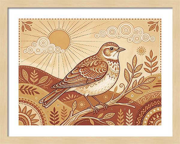 Lark In A Folk Landscape