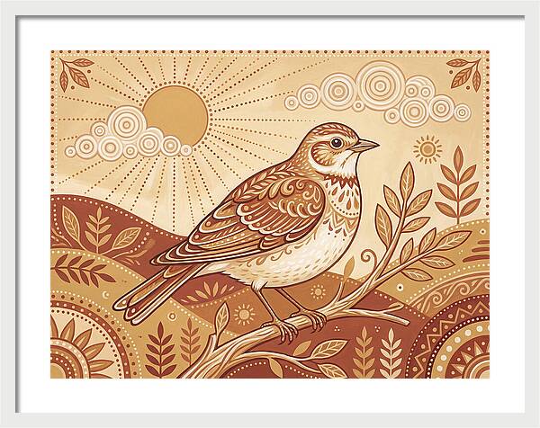 Lark In A Folk Landscape