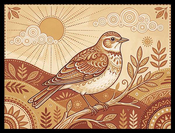 Lark In A Folk Landscape