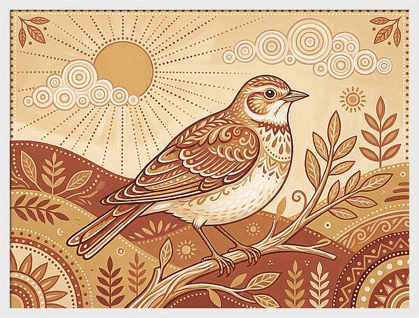 Lark In A Folk Landscape