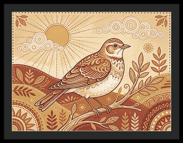 Lark In A Folk Landscape