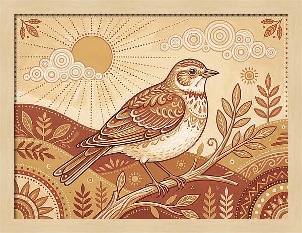 Lark In A Folk Landscape