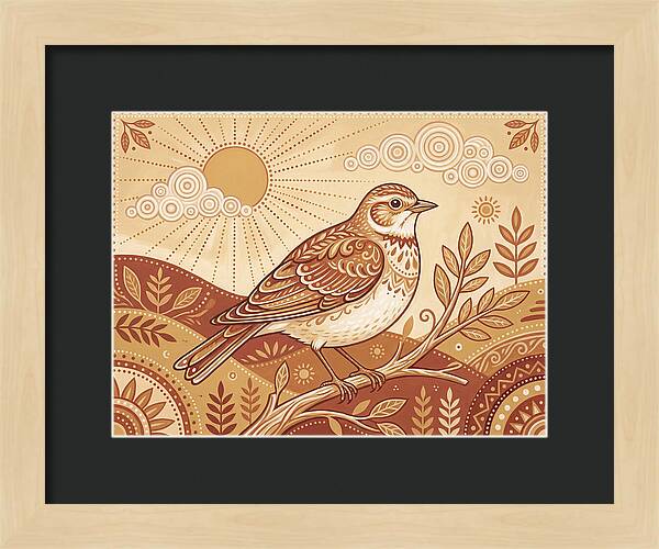 Lark In A Folk Landscape