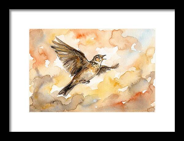 Lark In Flight