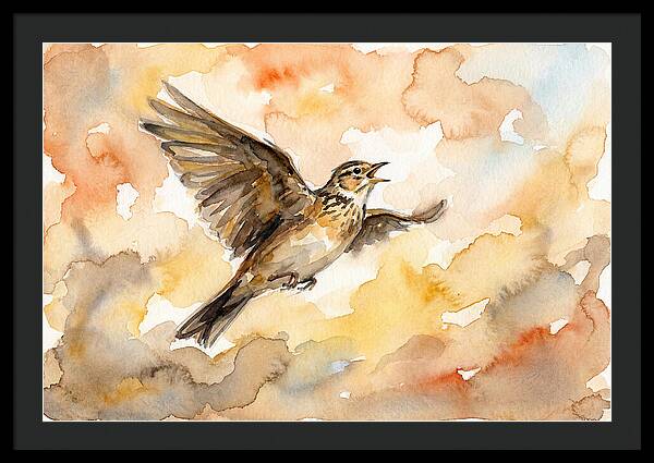 Lark In Flight