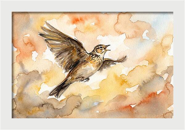 Lark In Flight