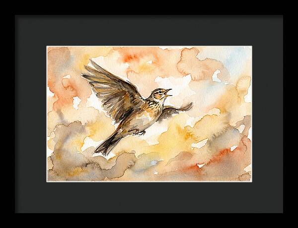 Lark In Flight