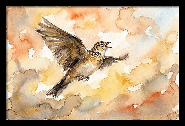 Lark In Flight