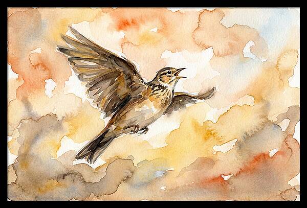 Lark In Flight