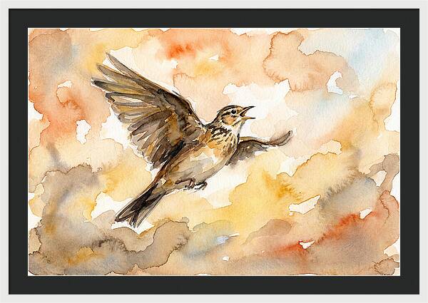 Lark In Flight