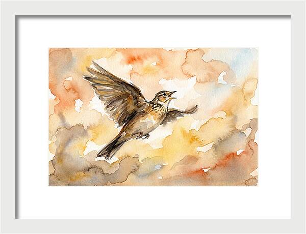 Lark In Flight