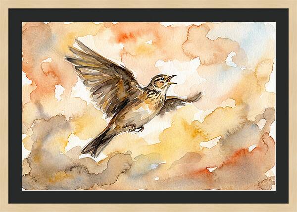 Lark In Flight
