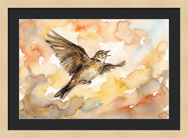 Lark In Flight