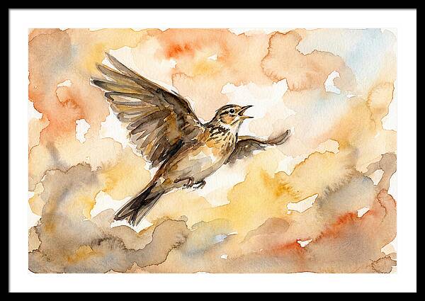 Lark In Flight