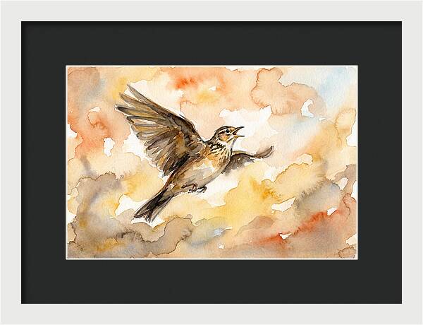 Lark In Flight