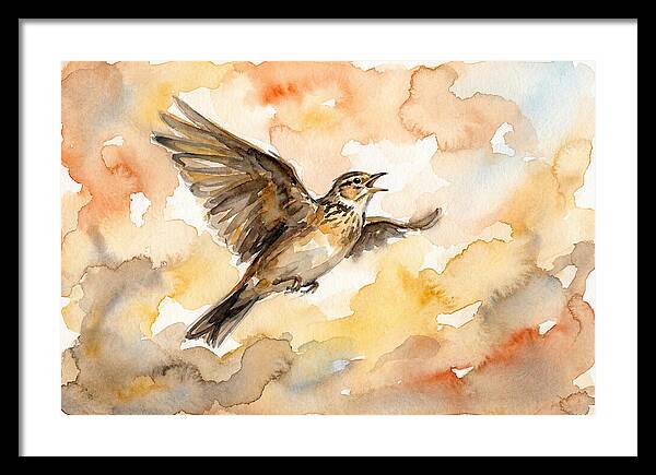 Lark In Flight