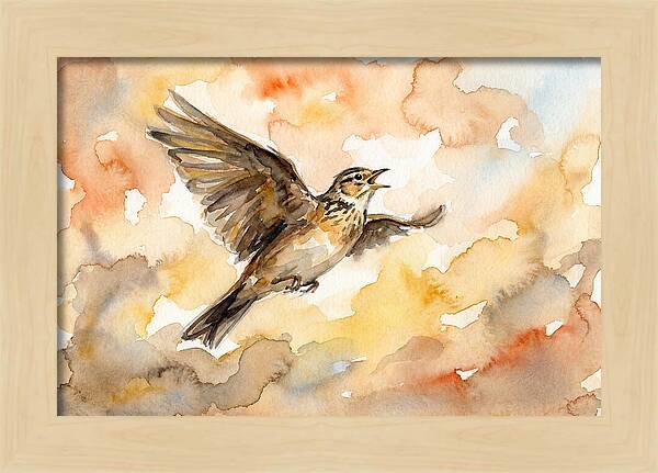 Lark In Flight