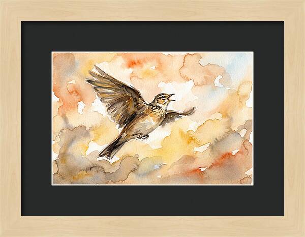 Lark In Flight